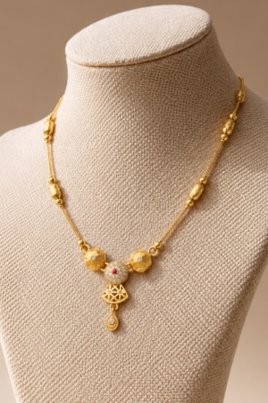 GPC Gold-Plated Designer Mangalsutra Necklace