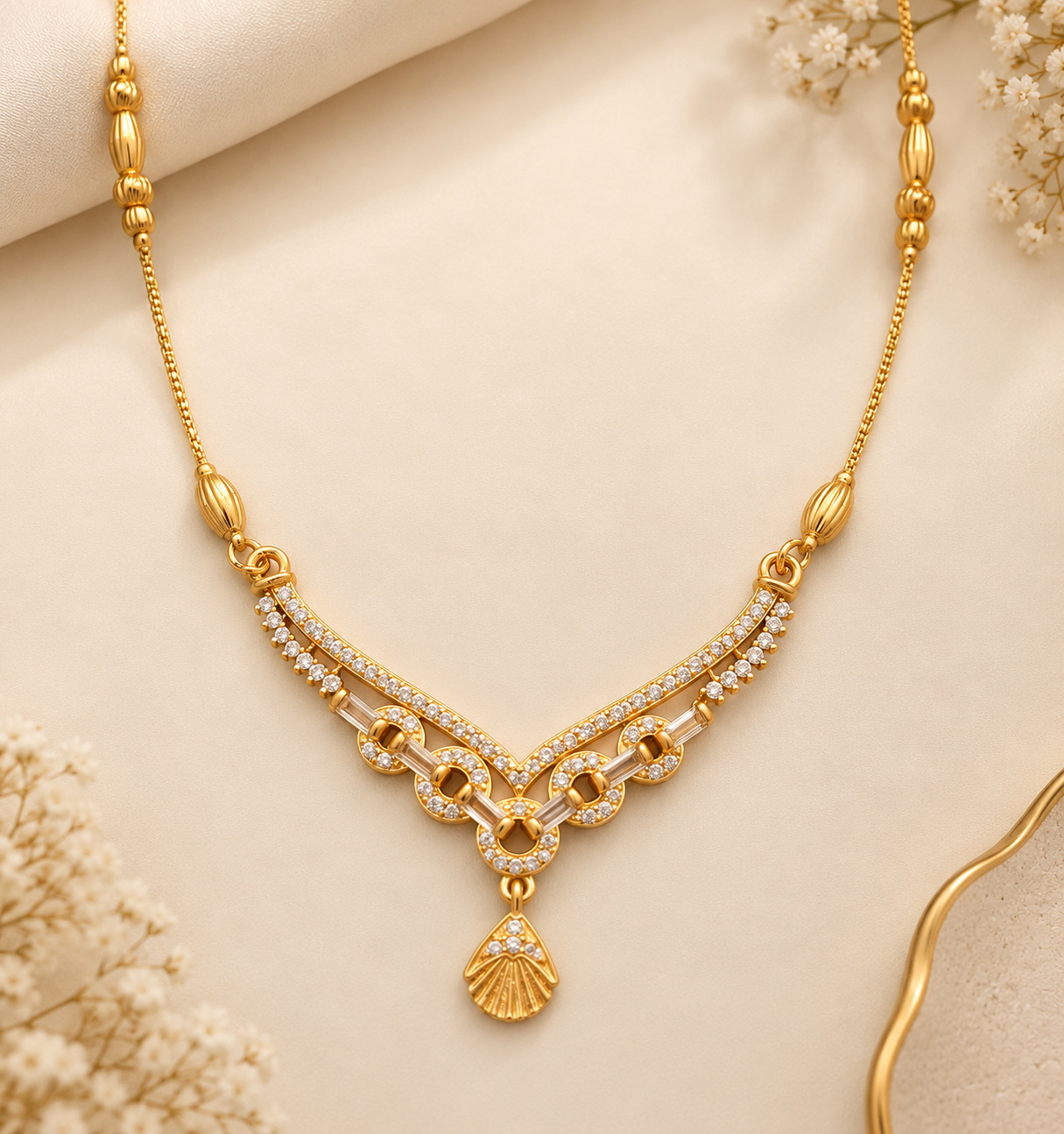 Aarohi Radiance Necklace Set - Image 4