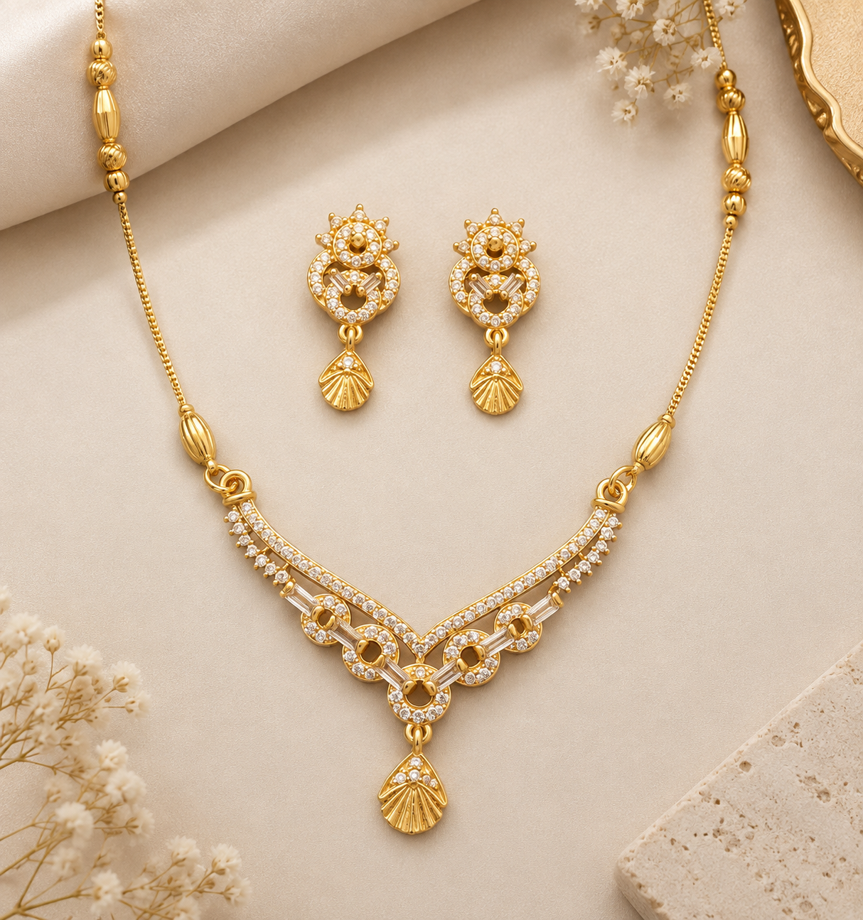Aarohi Radiance Necklace Set